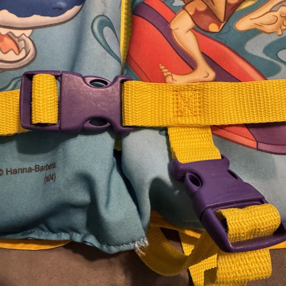 Vintage Scooby‎ Doo Life Vest Children's Life Jacket Hanna-Barbera 30-50 Lbs